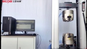 Geotextile Tensile Test with Pneumatic Grips